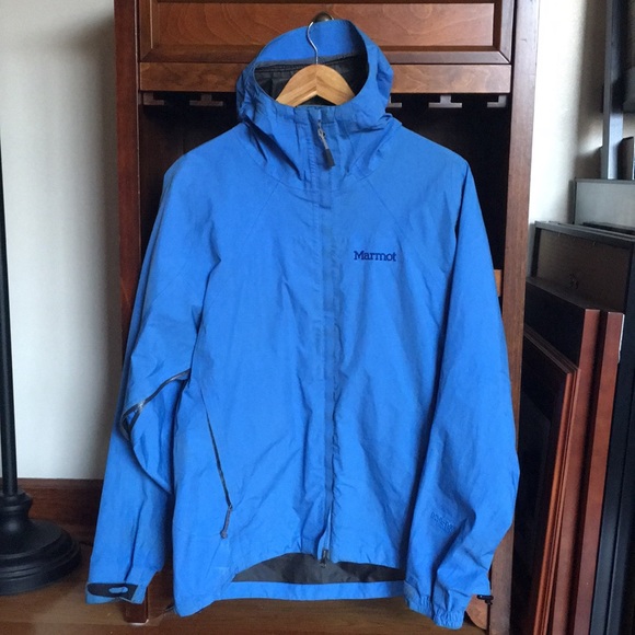Marmot Goretex Paclite Blue Rain Jacket 